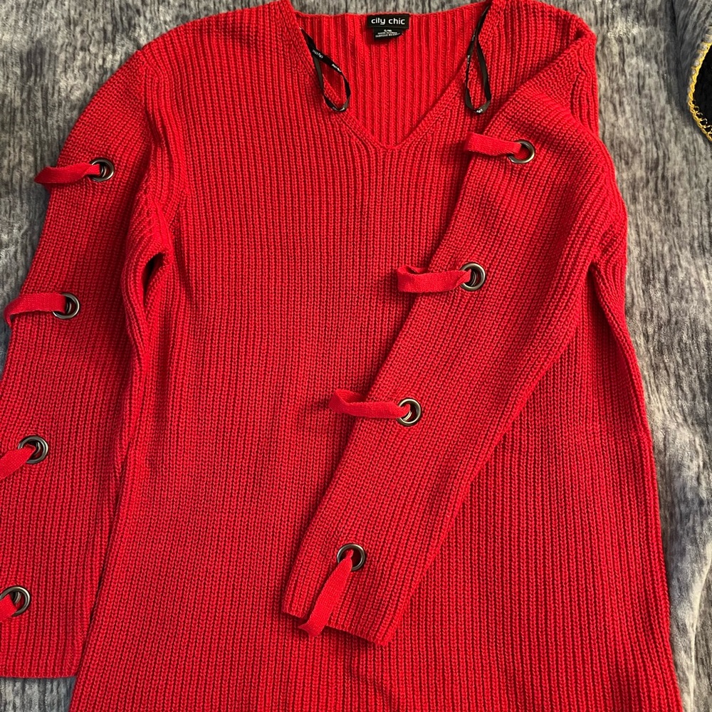 City chic plus size sweater